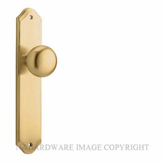 IVER 15328 CAMBRIDGE SHOULDERED PLATE BRUSHED BRASS