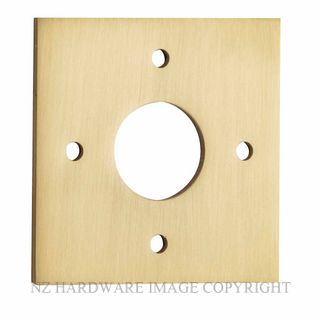 IVER 17126 ADAPTOR PLATE BRUSHED GOLD PVD