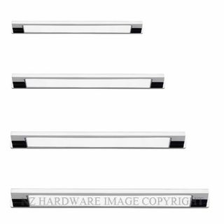IVER 0530B CALI CABINET HANDLE & PLATE 130MM CHROME PLATE