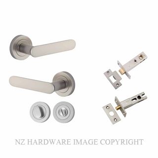 IVER 0339KPRIV60 BRONTE ROUND ROSE PRIVACY KITSET SATIN NICKEL