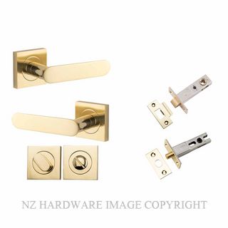 IVER 0400KPRIV60 BRONTE SQUARE ROSE PRIVACY KITSET POLISHED BRASS