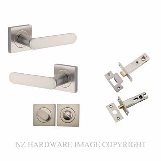 IVER 0409KPRIV60 BRONTE SQUARE ROSE PRIVACY KITSET SATIN NICKEL