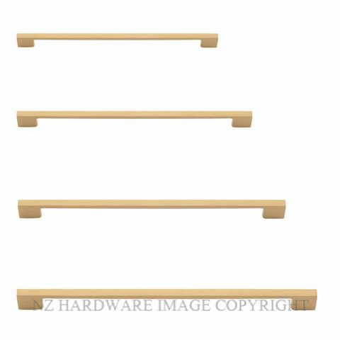 IVER 0554 - 0557 CALI CABINET HANDLES BRUSHED BRASS