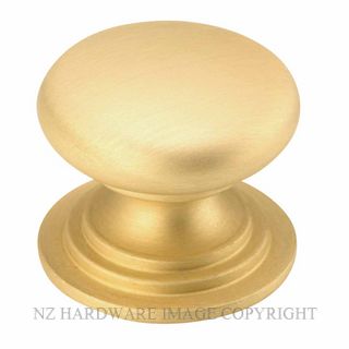 IVER 17117 SARLAT CUPBOARD KNOB 32MM BRUSHED GOLD PVD