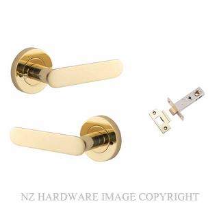 IVER 0330KIBPRIV60 BRONTE ROUND ROSE INTERGRATED PRIVACY POLISHED BRASS
