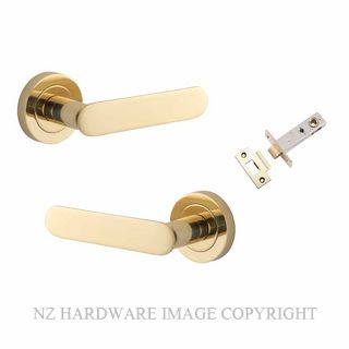 IVER 0330KPASS60 BRONTE ROUND ROSE PASSAGE KITSET POLISHED BRASS