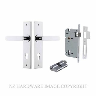 IVER 11784KENTR60KK BRONTE CHAMFERED KEY-KEY ENTRANCE LOCK KITSET CHROME PLATE