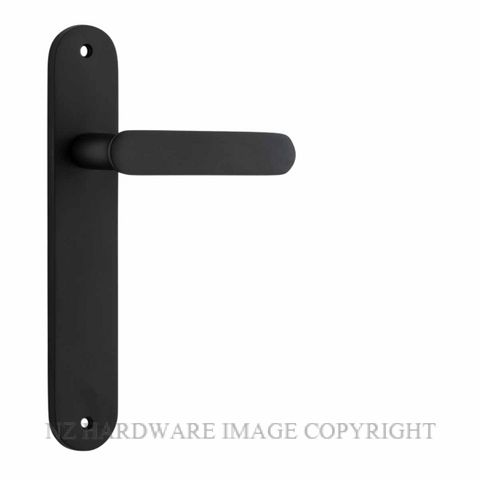 IVER 12764 BRONTE OVAL PLATE MATT BLACK