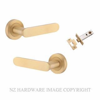 IVER 0452KPASS60 BRONTE ROUND ROSE PASSAGE KITSET BRUSHED BRASS
