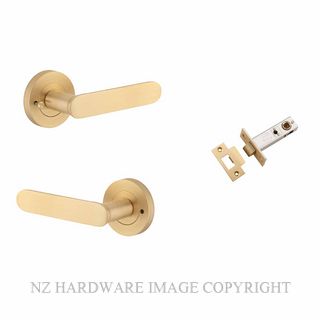 IVER 0452KIBPRIV60 BRONTE ROUND ROSE INTERGRATED PRIVACY BRUSHED BRASS