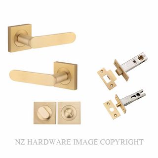 IVER 0463KPRIV60 BRONTE SQUARE ROSE PRIVACY KITSET BRUSHED BRASS
