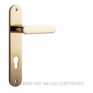 IVER 10264E85 BRONTE OVAL E85 EURO FURNITURE POLISHED BRASS