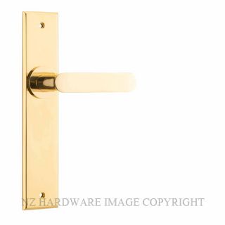 IVER 10284 BRONTE CHAMFERED PASSAGE FURNITURE POLISHED BRASS