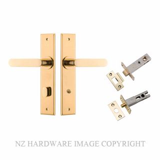 IVER 10284KPRIV60 BRONTE CHAMFERED PRIVACY KITSET POLISHED BRASS