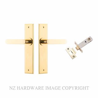 IVER 10284KPASS60 BRONTE CHAMFERED PASSAGE KITSET POLISHED BRASS