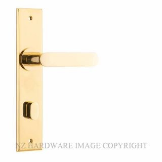 IVER 10284P85 BRONTE CHAMFERED PRIVACY FURNITURE POLISHED BRASS