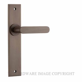 IVER 10784 BRONTE CHAMFERED PLATE SIGNATURE BRASS