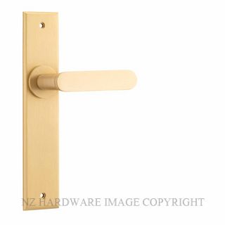 IVER 15284 BRONTE CHAMFERED PASSAGE FURNITURE BRUSHED BRASS