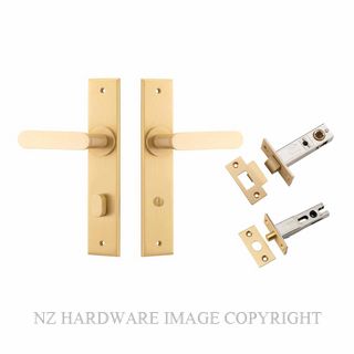 IVER 15284KPRIV60 BRONTE CHAMFERED PRIVACY KITSET BRUSHED BRASS