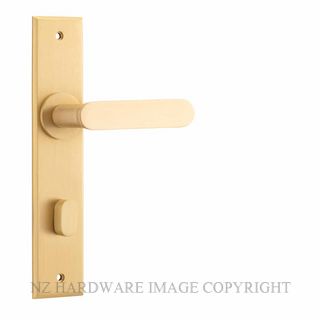 IVER 15284P85 BRONTE CHAMFERED PRIVACY FURNITURE BRUSHED BRASS