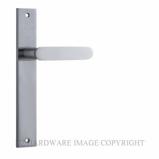 IVER 12248 BRONTE RECTANGULAR PLATE BRUSHED CHROME