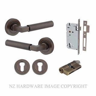 IVER 0341KENTR60KK BERLIN ROUND ROSE KEY-KEY ENTRANCE LOCK KITSET SIGNATURE BRASS