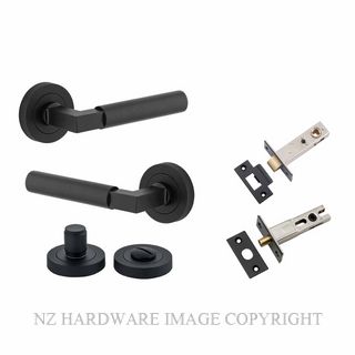 IVER 0343KPRIV60 BERLIN ROUND ROSE PRIVACY KITSET MATT BLACK