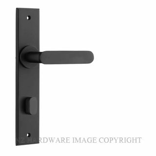 IVER 12784P85 BRONTE CHAMFERED PRIVACY FURNITURE MATT BLACK