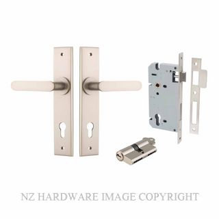 IVER 14784KENTR60KK BRONTE CHAMFERED KEY-KEY ENTRANCE LOCK KITSET SATIN NICKEL