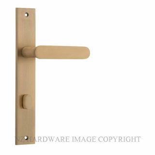 IVER 15248P85 BRONTE RECTANGULAR PRIVACY FURNITURE BRUSHED BRASS