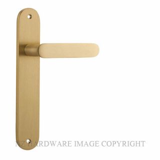 IVER 15264 BRONTE OVAL PASSAGE FURNITURE BRUSHED BRASS