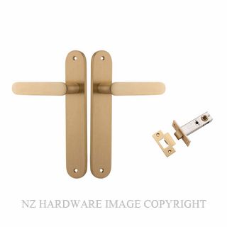 IVER 15264KPASS60 BRONTE OVAL PASSAGE KITSET BRUSHED BRASS