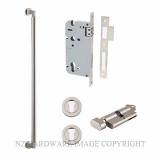 IVER 0489KENTR60KT BERLIN PULL HANDLE LOCK KIT KEY & TURN SATIN NICKEL