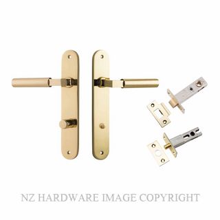 IVER 10266KPRIV60 BERLIN OVAL PRIVACY KITSET POLISHED BRASS