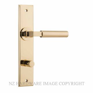 IVER 10294P85 BERLIN CHAMFERED PRIVACY FURNITURE POLISHED BRASS