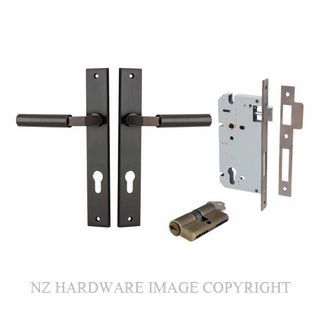 IVER 10750KENTR60KK BERLIN RECTANGULAR KEY-KEY ENTRANCE LOCK KITSET SIGNATURE BRASS