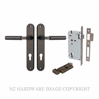 IVER 10766KENTR60KT BERLIN OVAL KEY-TURN ENTRANCE LOCK KITSET SIGNATURE BRASS