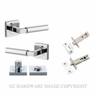 IVER 0414KPRIV60 BERLIN SQUARE ROSE PRIVACY KITSET CHROME PLATE