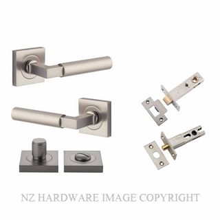 IVER 0419KPRIV60 BERLIN SQUARE ROSE PRIVACY KITSET SATIN NICKEL