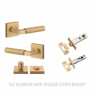 IVER 0464KPRIV60 BERLIN SQUARE ROSE PRIVACY KITSET BRUSHED BRASS