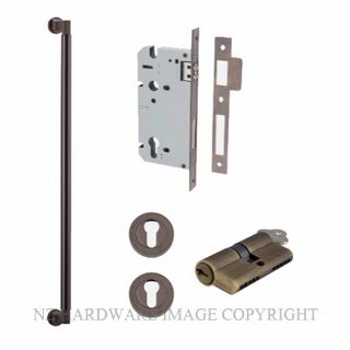 IVER 0481KENTR60KK BERLIN PULL HANDLE LOCK KIT DOUBLE KEYED SIGNATURE BRASS