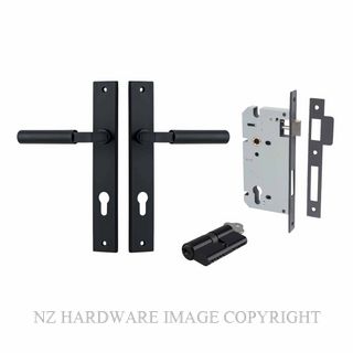 IVER 12750KENTR60KK BERLIN RECTANGULAR KEY-KEY ENTRANCE LOCK KITSET MATT BLACK