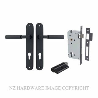 IVER 12766KENTR60KK BERLIN OVAL KEY-KEY ENTRANCE LOCK KITSET MATT BLACK