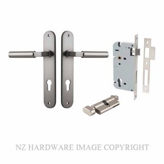 IVER 14766KENTR60KT BERLIN OVAL KEY-TURN ENTRANCE LOCK KITSET SATIN NICKEL