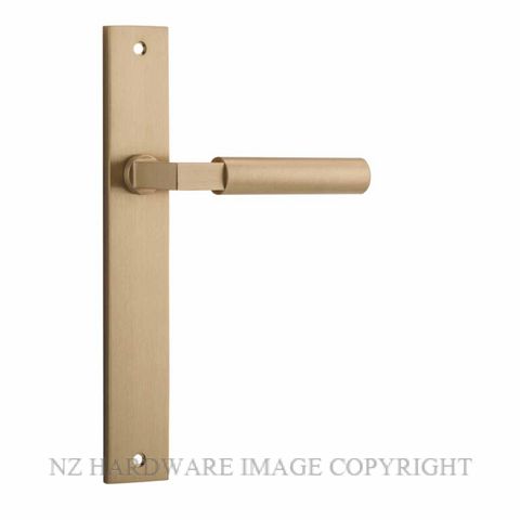 IVER 15250 BERLIN RECTANGULAR PLATE BRUSHED BRASS