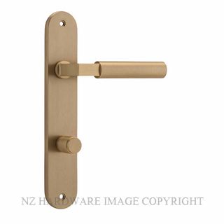 IVER 15266P85 BERLIN OVAL PRIVACY FURNITURE BRUSHED BRASS