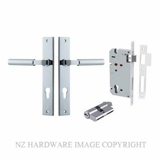IVER 11750KENTR60KK BERLIN RECTANGULAR KEY-KEY ENTRANCE LOCK KITSET CHROME PLATE
