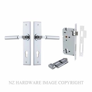 IVER 11794KENTR60KT BERLIN CHAMFERED KEY-TURN ENTRANCE LOCK KITSET CHROME PLATE