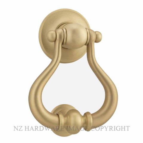 IVER 4503 SARLAT DOOR KNOCKER BRUSHED BRASS