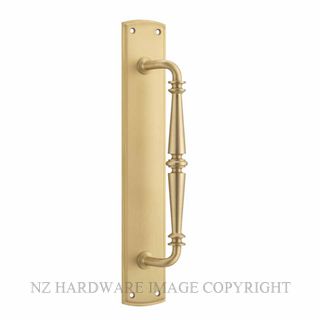 IVER 4501 SARLAT PULL HANDLE 380X65MM BRUSHED BRASS
